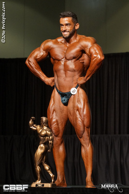 Khaled Chikhaoui - 1st Place Overall - Open Men's Bodybuilding