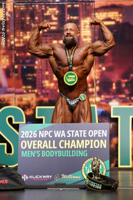 Nate Ensor - 1st Place Overall - Men's Bodybuilding